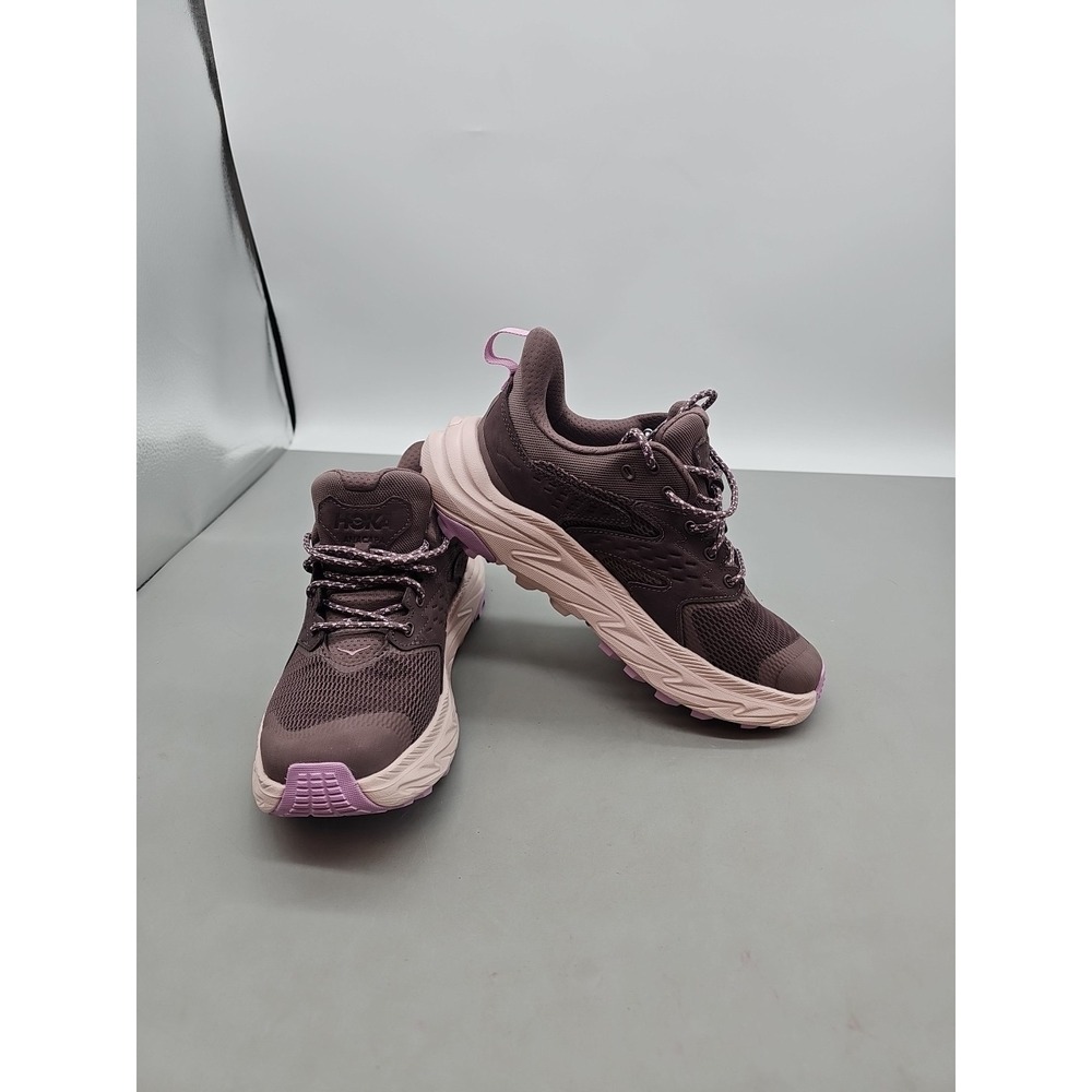 Hoka One Anacapa Breeze Low Mauve Athletic Hiking Trail Shoes Womens 6.5 B